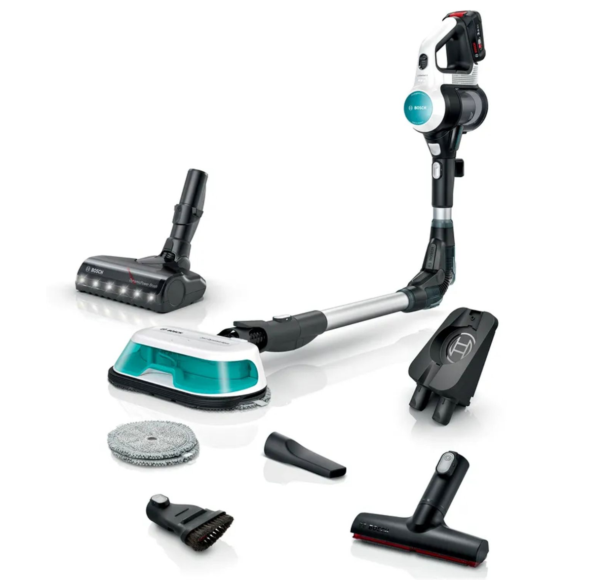 Bosch Unlimited 7 Aqua trådløs støvsuger med tilbehør